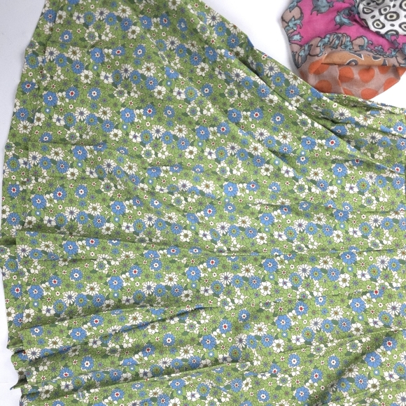 Tory Burch Floral Multi-colored  Sleeveless Pleated Travel Dress. Sz S - Picture 15 of 16